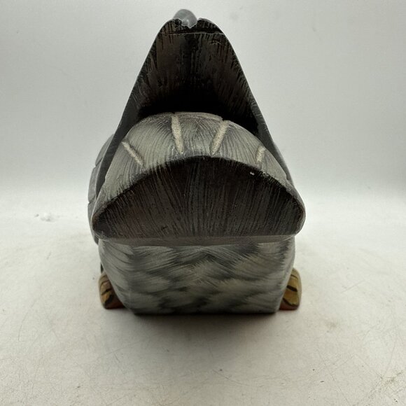 Hand Carved Wood Sculpture - Mandarin Duck Lite Size Hand Painted - Picture 11 of 15